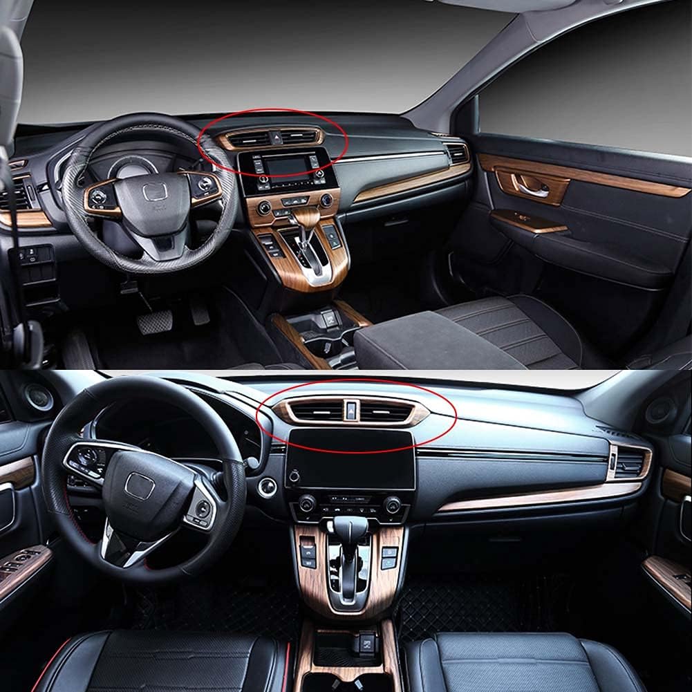 Honda CR-V Peach Wood Air Vent Dashboard Trim I1671