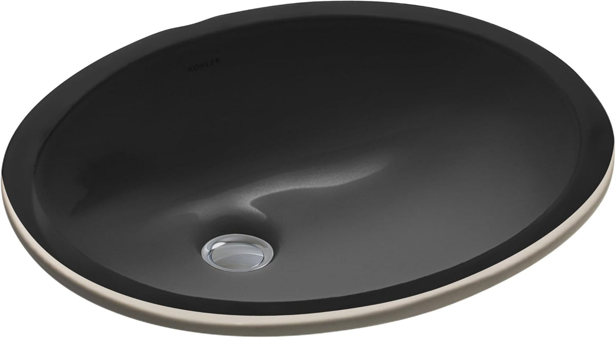 White Under-Mount Bathroom Sink G1994