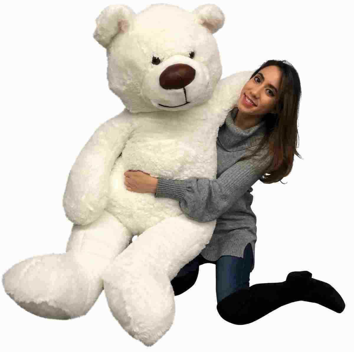 White 5 Feet Tall Plush Stuffed Animal X848
