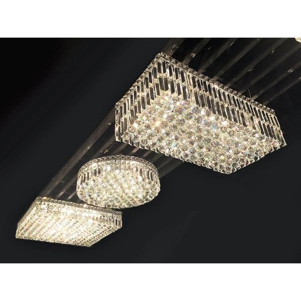 4 Light 12x22 Flush Mount - Chrome F882527