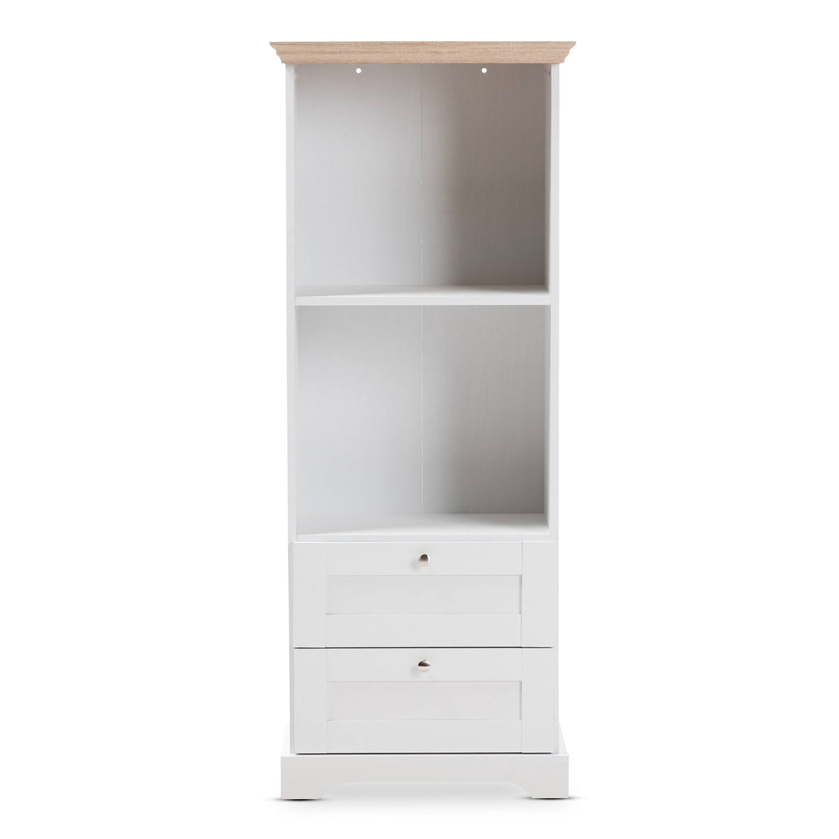 Oak White Two Tone Bookcase C8938