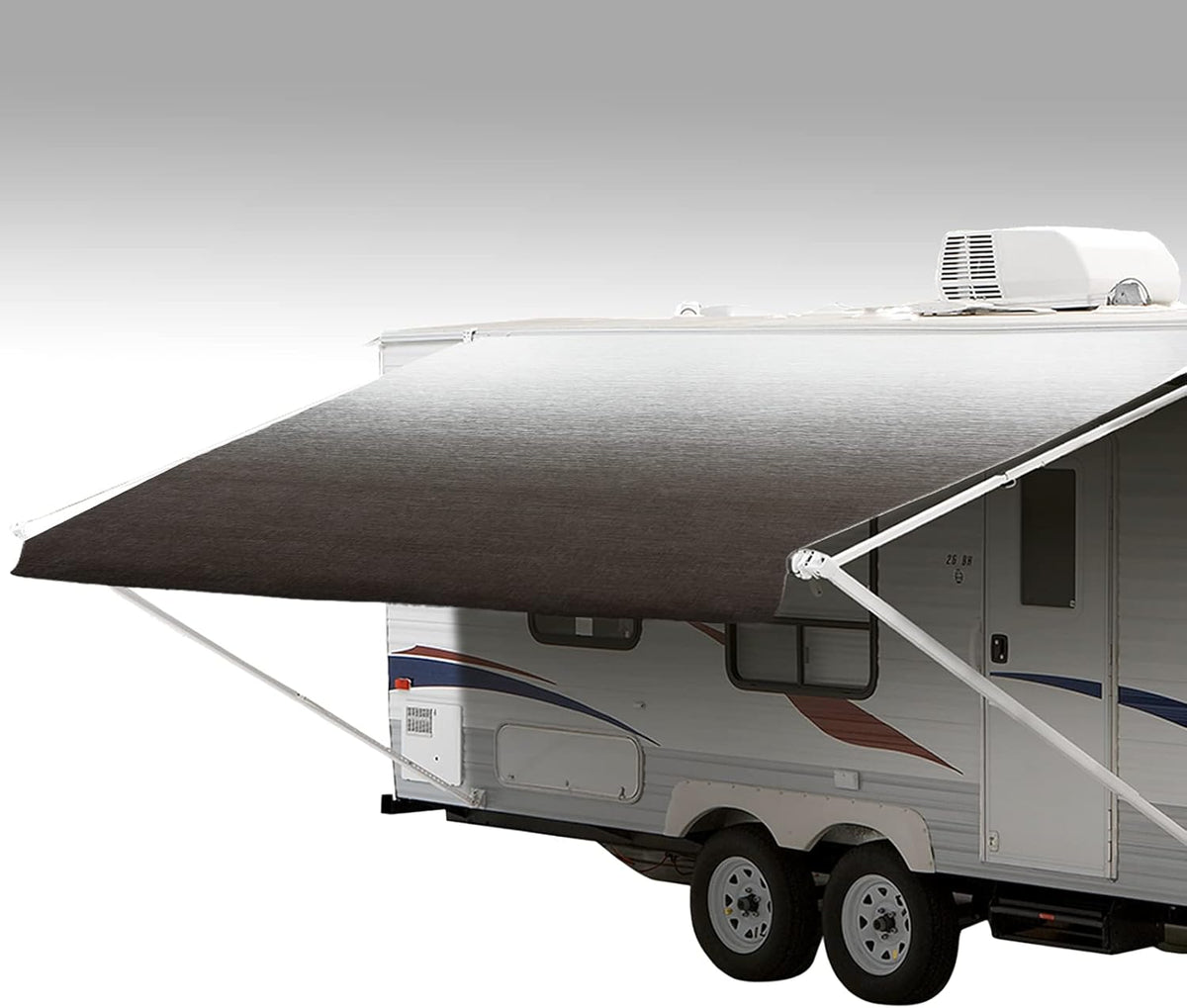 RV Awning Fabric Replacement Weatherproof Vinyl 18' G367041