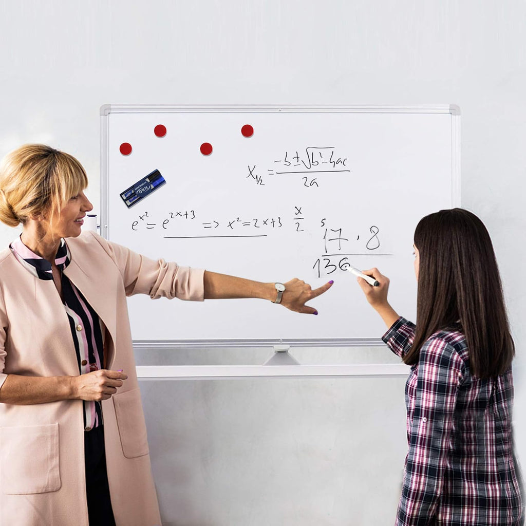36x24 Double Sided Magnetic Dry Erase Whiteboard on Wheels A698