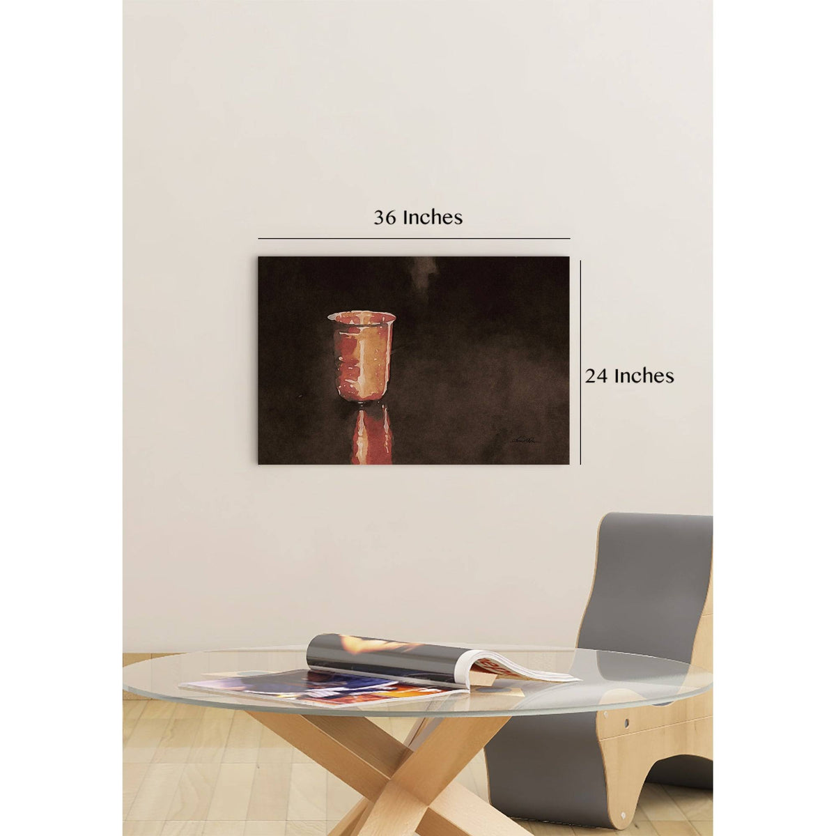 Rusted Matte Canvas B99714