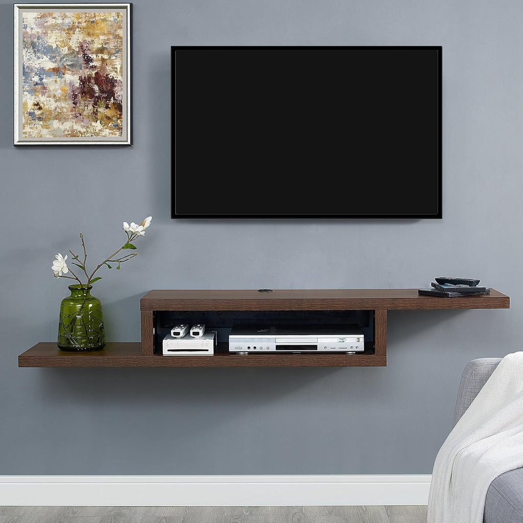 72inch Light Brown Wall Mounted TV Console T35851
