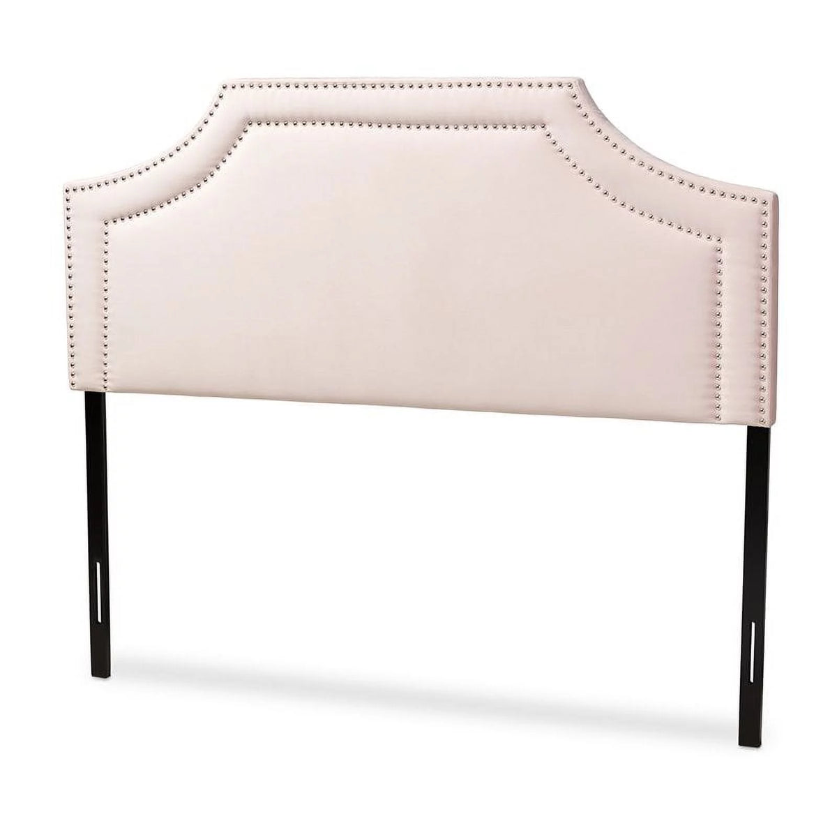 Pink Velvet Wood Queen Headboard Y959904