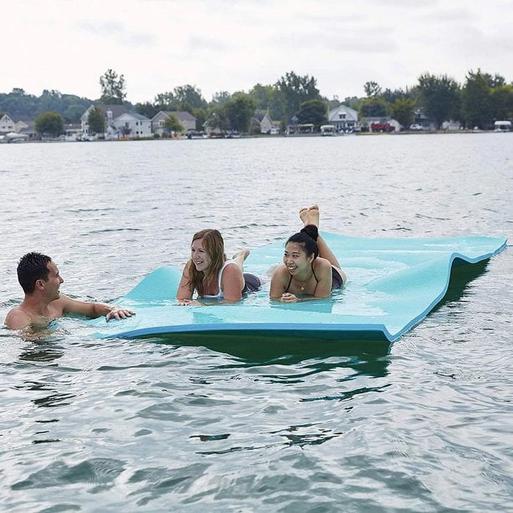 Blue 8.5 x 6 Floating Water Mat X508974