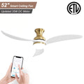 52" Smart Ceiling Fan with Remote Control U51813