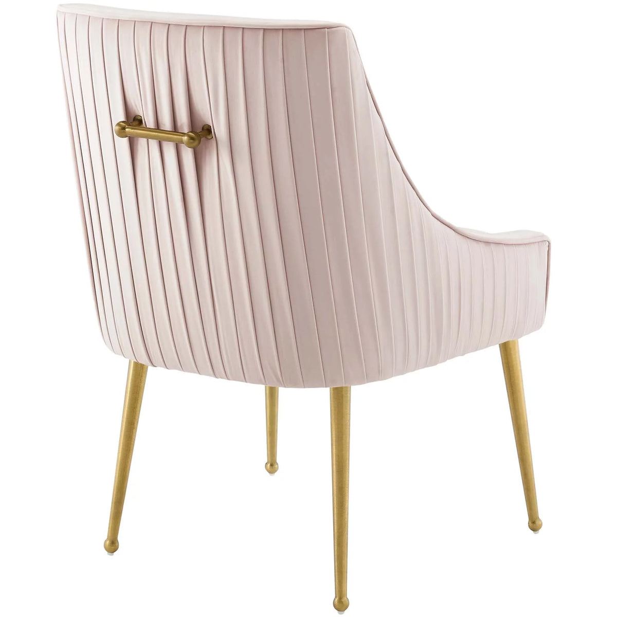 Pink Upholstered Velvet Dining Chair J104