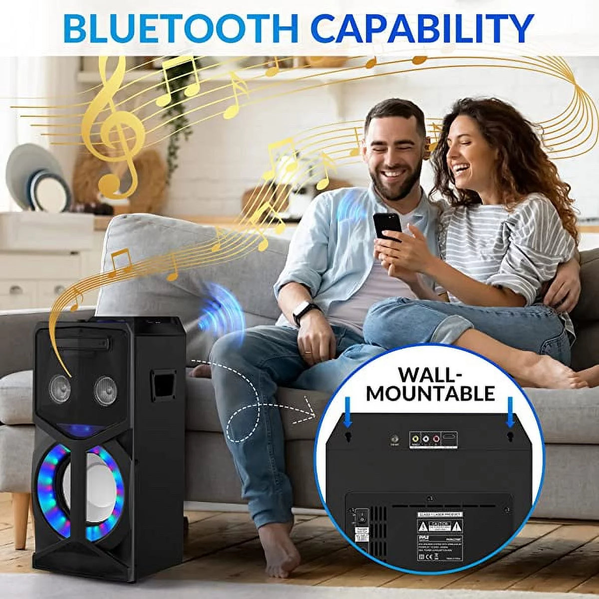800W Multimedia Bluetooth Speaker System Q243