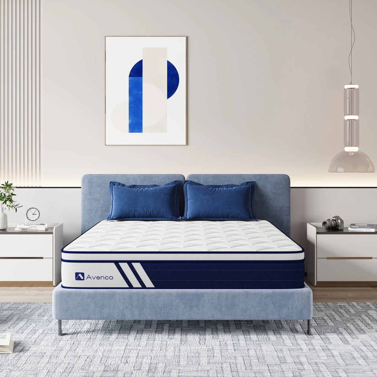 10 Inch Pocketed Springs Hybrid Memory Foam King Mattress P926