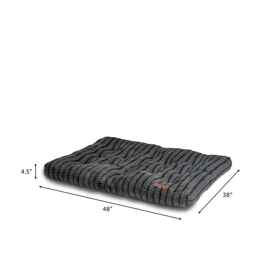 Black Extra Large Tufted Pet Bed C10200