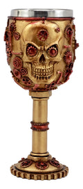 Steampunk Skull Face Wine Goblet 6oz K404538
