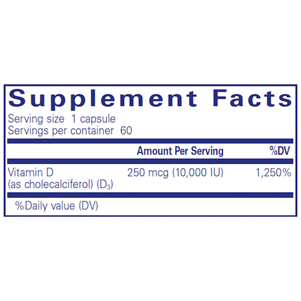 Vitamin D3 10,000 IU O641908