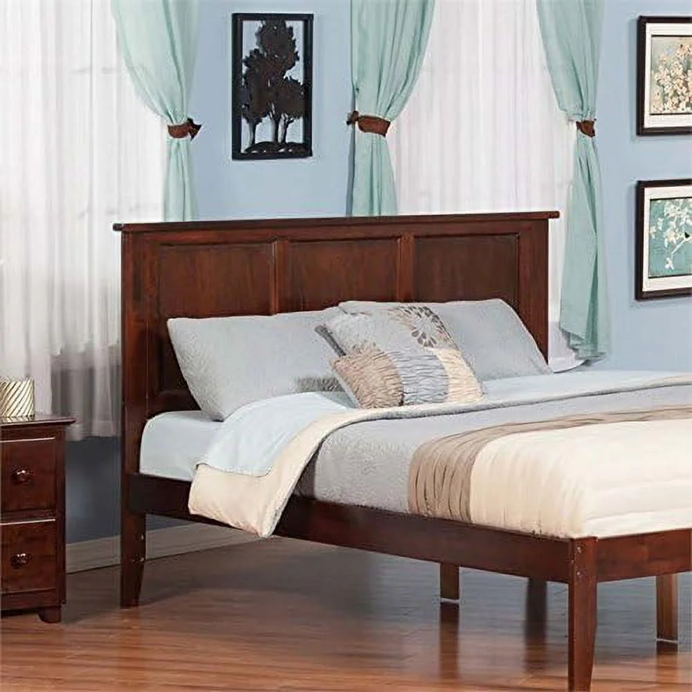 Queen Solid Wood Panel Headboard in Walnut H524077