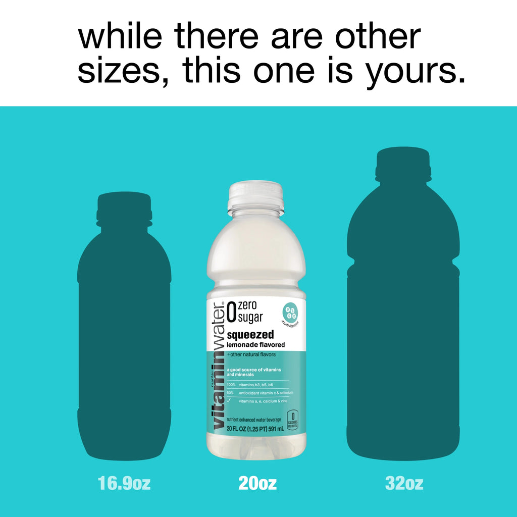 Zero Sugar Electrolyte Enhanced Water with Vitamins, 20 fl oz, 12 Pack W61739