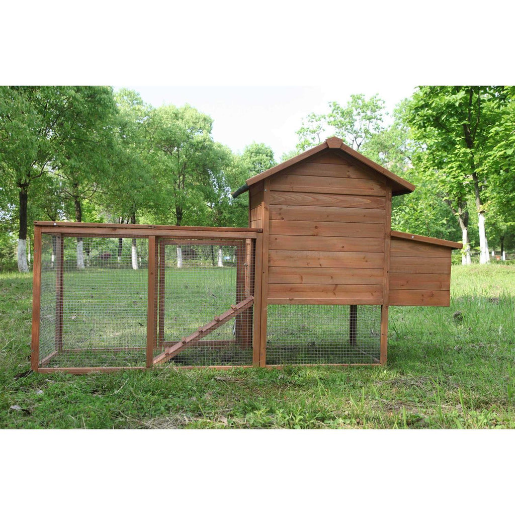 80” Wooden Chicken Coop R1910