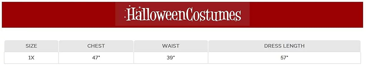Plus Size Costume G66430