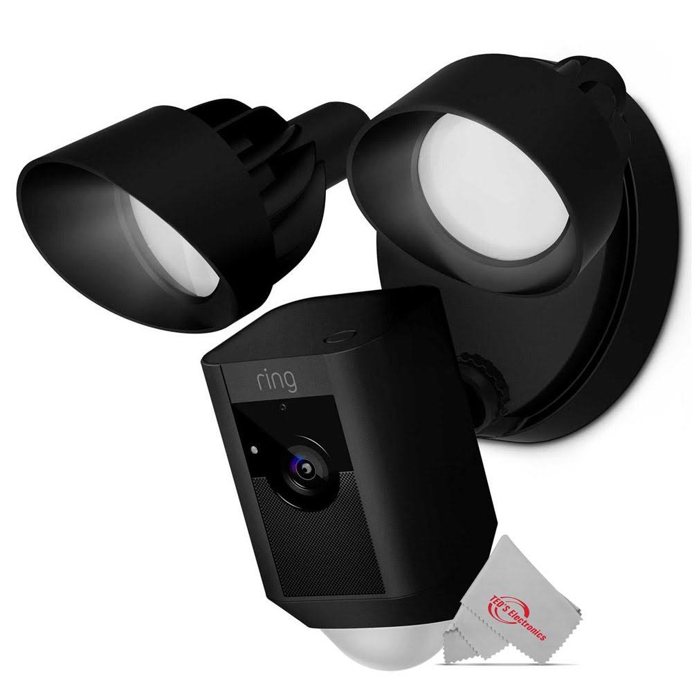 Black Outdoor Floodlight Camera M64459