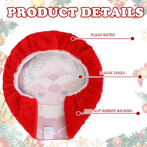 Red Santa Plush Toilet Seat Cover Q24969