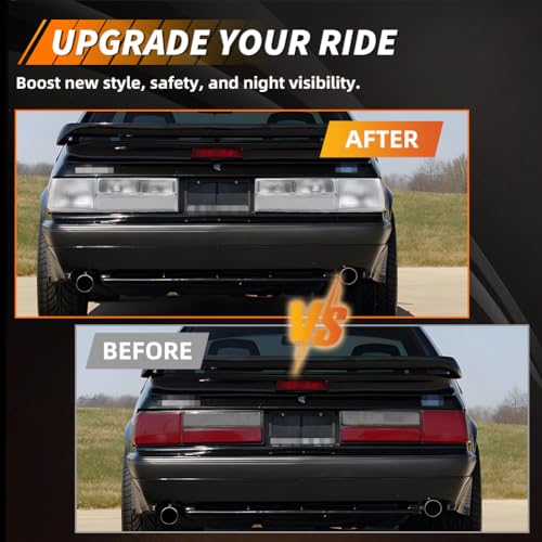 Smoked Lens Tail Light with Housing L855