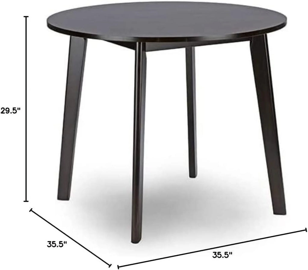 Round Dining Table Dark Brown G218