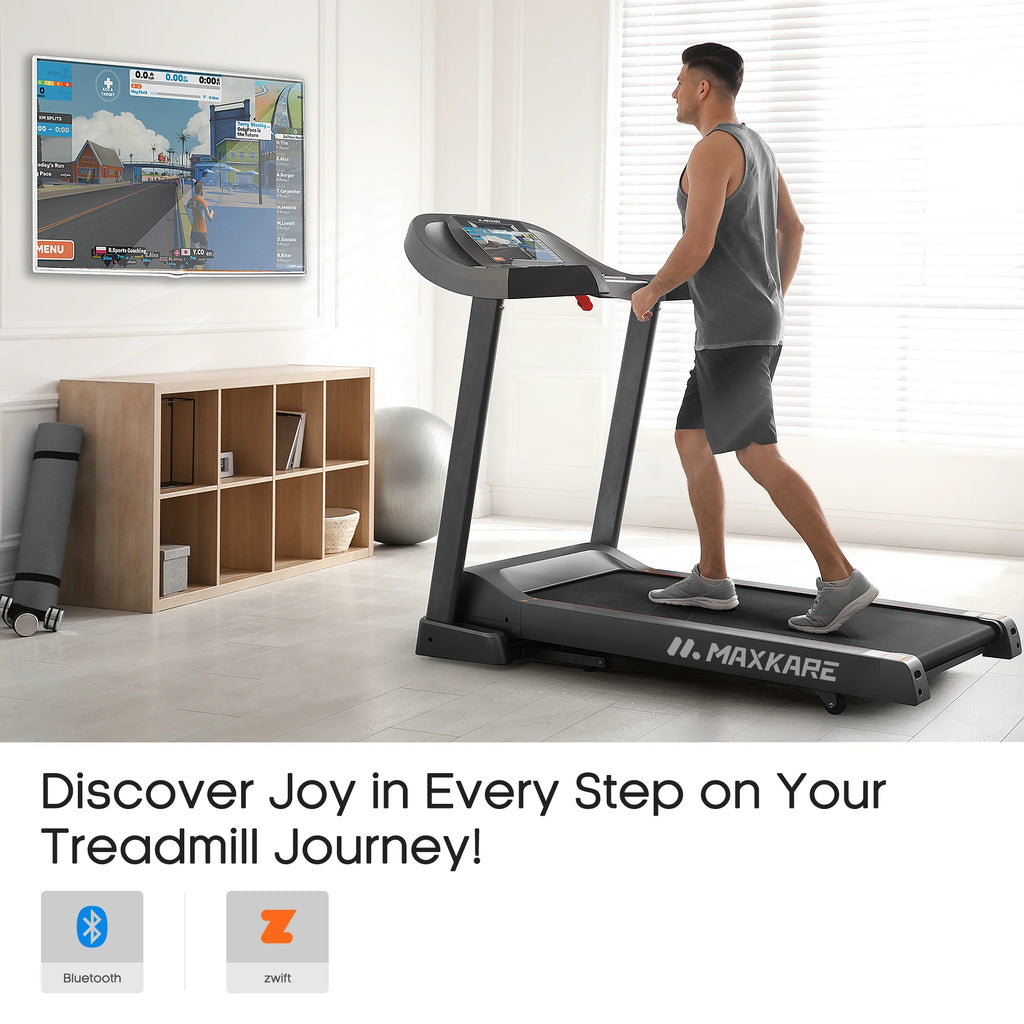 3.5HP Folding Treadmill with Auto Incline I544571