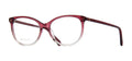 Cat Eye Red Shiny Burgundy Women's Eyeglasses Q824