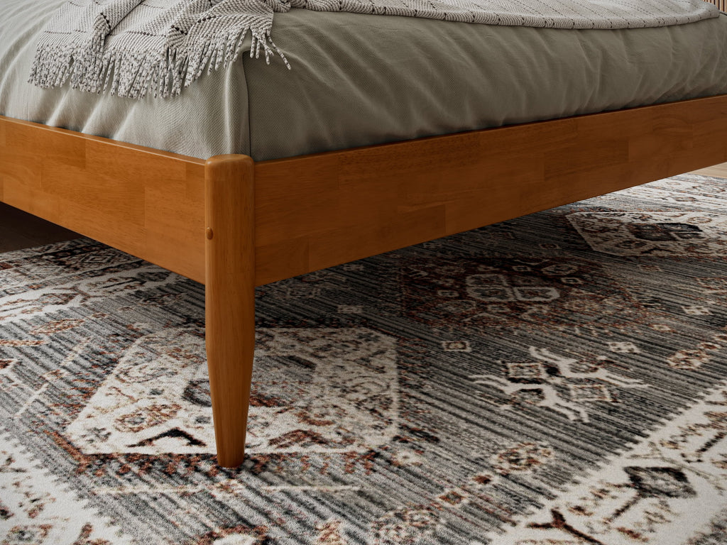 Espresso Solid Wood Platform Bed M771069