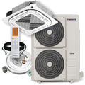 48,000 BTU 17.8 SEER 8-Way Slim Cassette Mini-Split Air Conditioner Heat Pump System B116280
