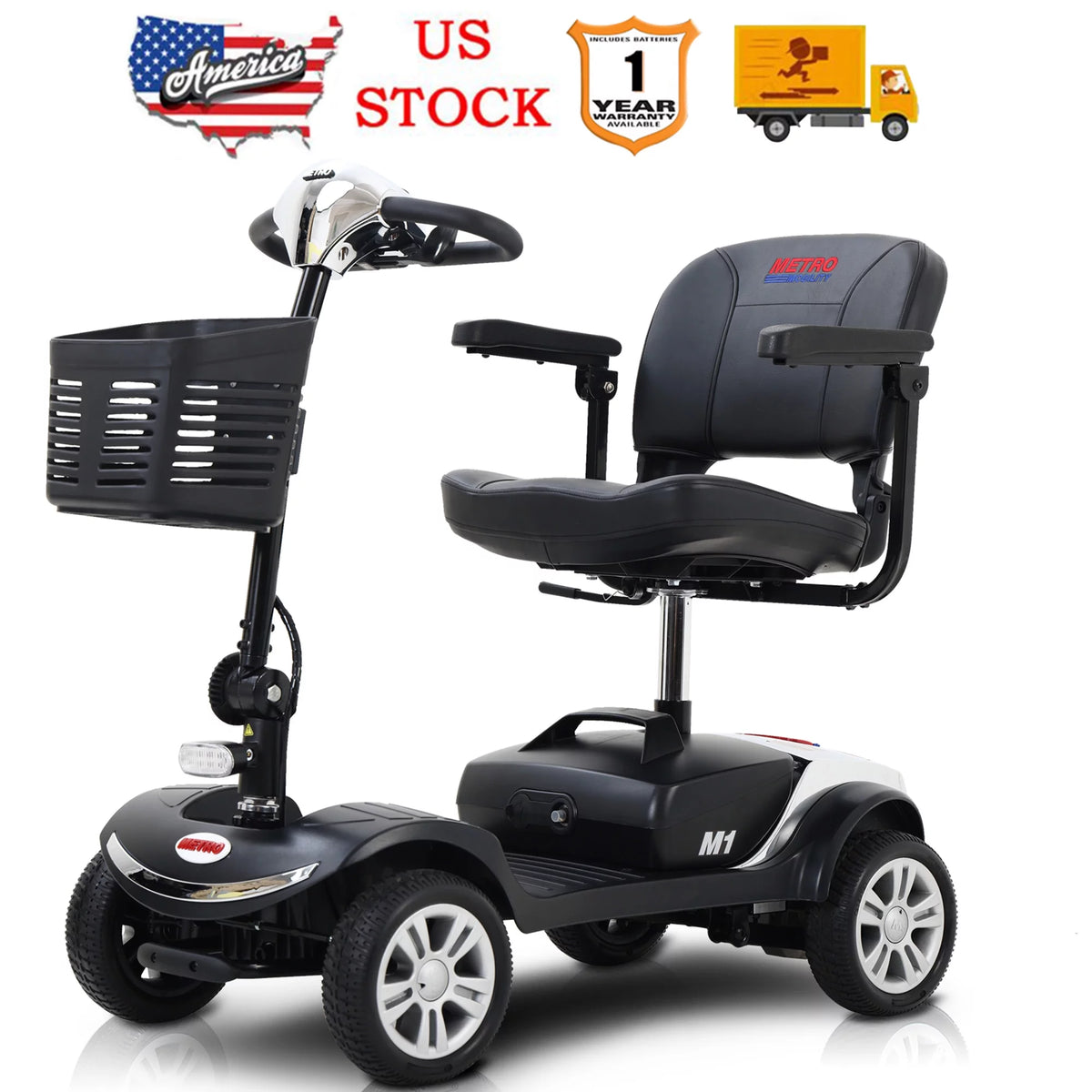Heavy Duty Electric Mobility Scooter with 300W Motor I48619