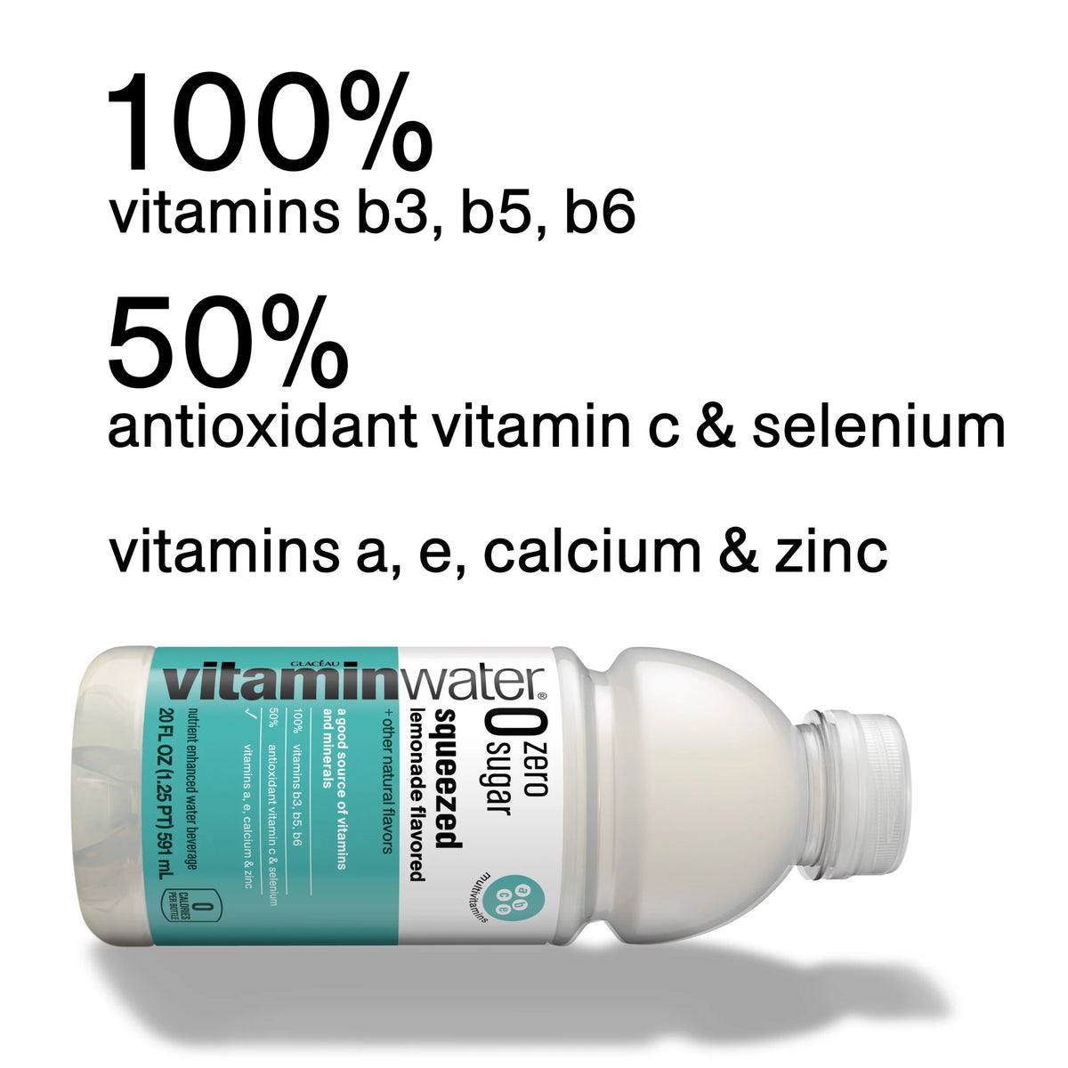 Zero Sugar Electrolyte Enhanced Water with Vitamins, 20 fl oz, 12 Pack W61739