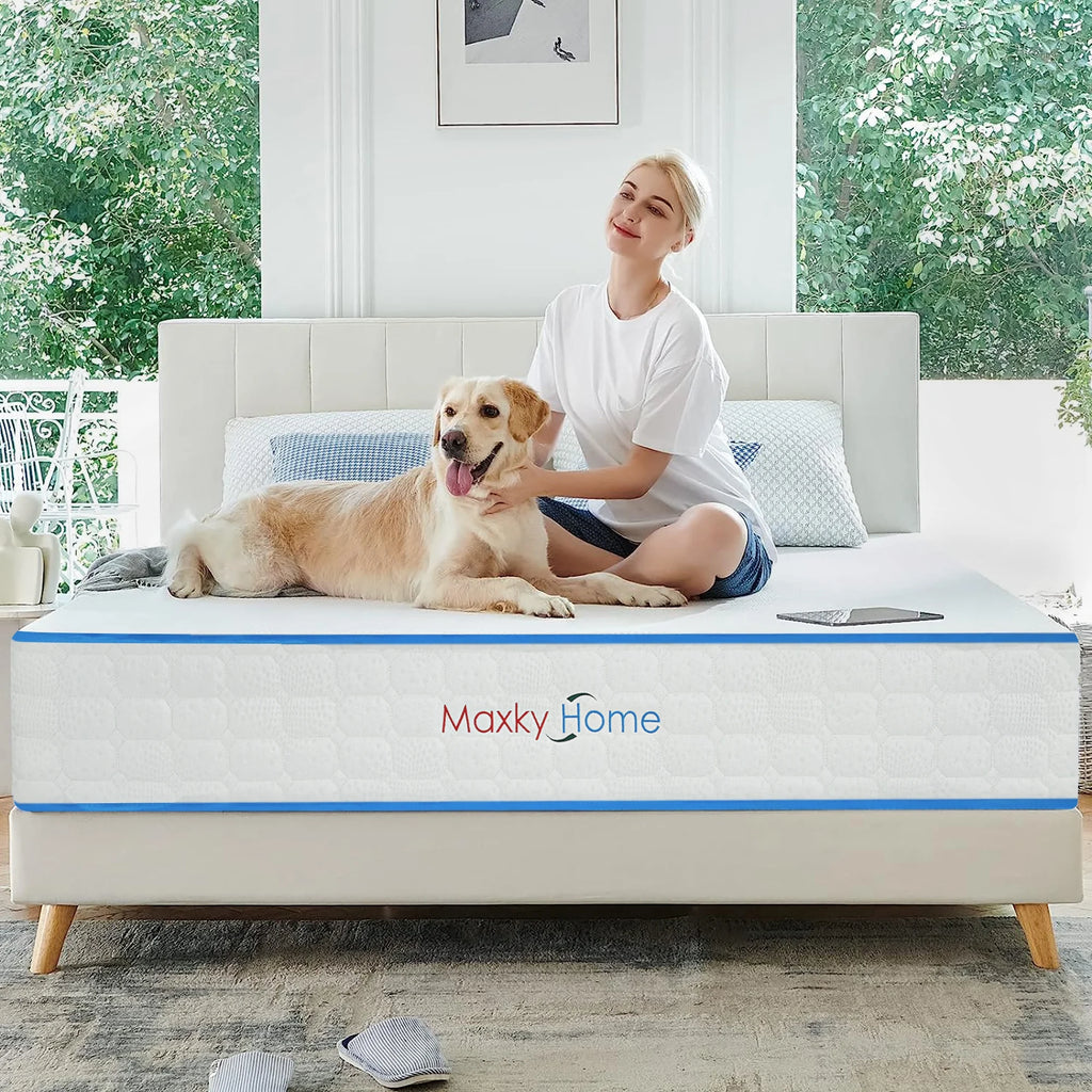 Queen Size Gel Memory Foam Hybrid Mattress T506571