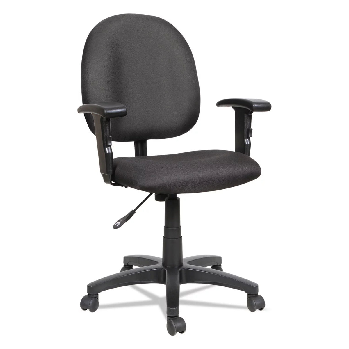 Black Swivel Task Chair with Adjustable Arms J6111