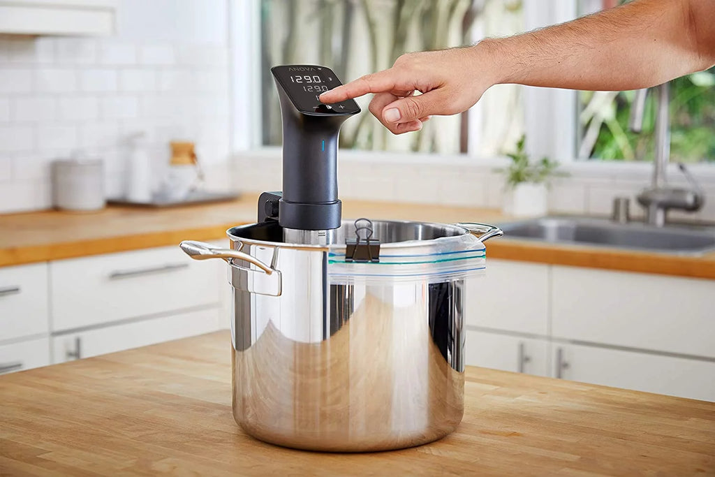 Sous Vide Precision Cooker 1200 Watts Black and Silver H9498