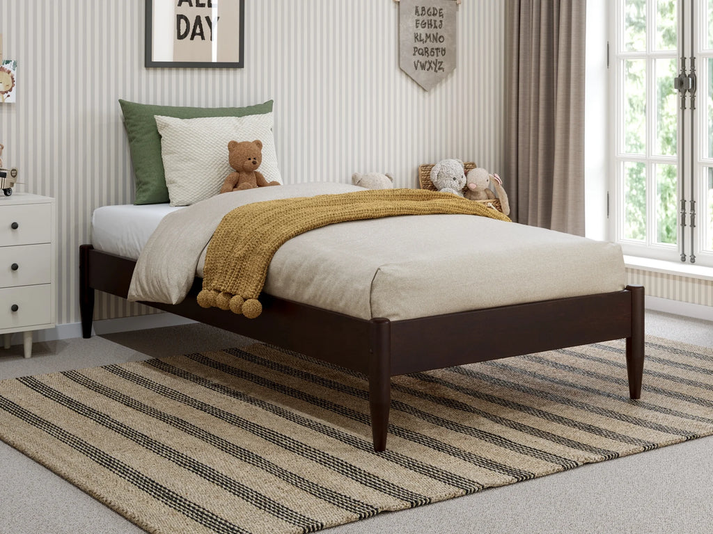 Espresso Solid Wood Platform Bed M771069