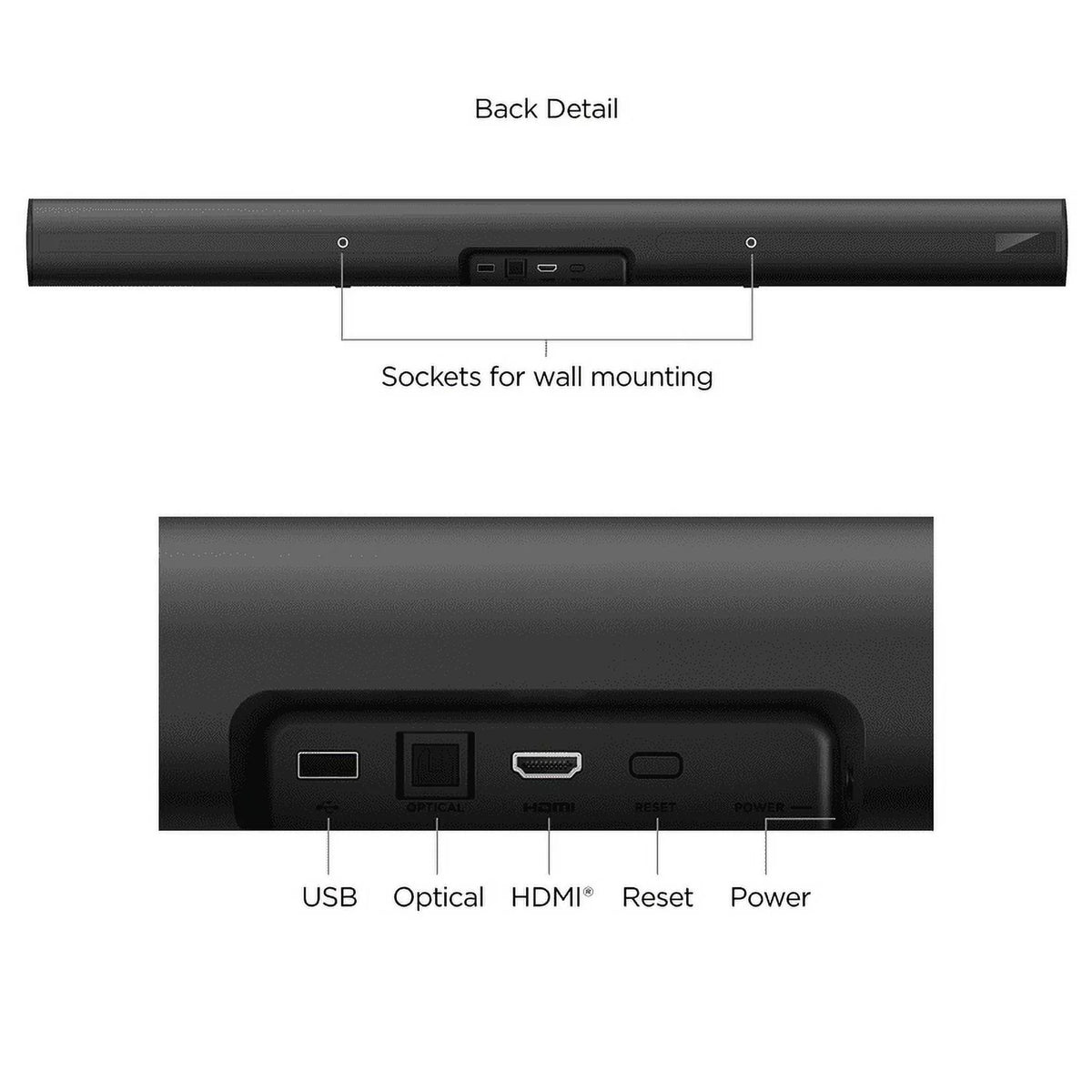 Smart Soundbar with Built-in 4K Streaming Media Player Z429