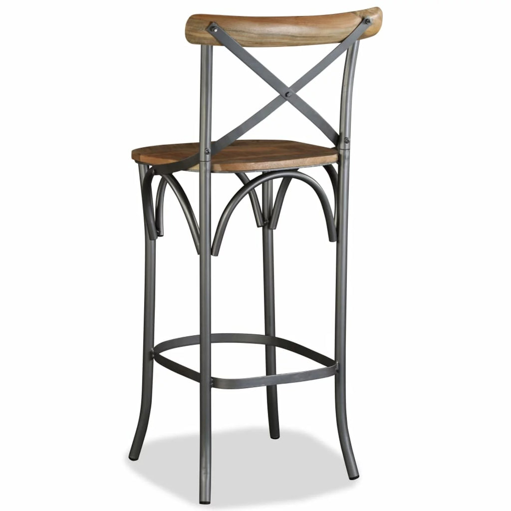Solid Mango Wood Bar Stool O179057