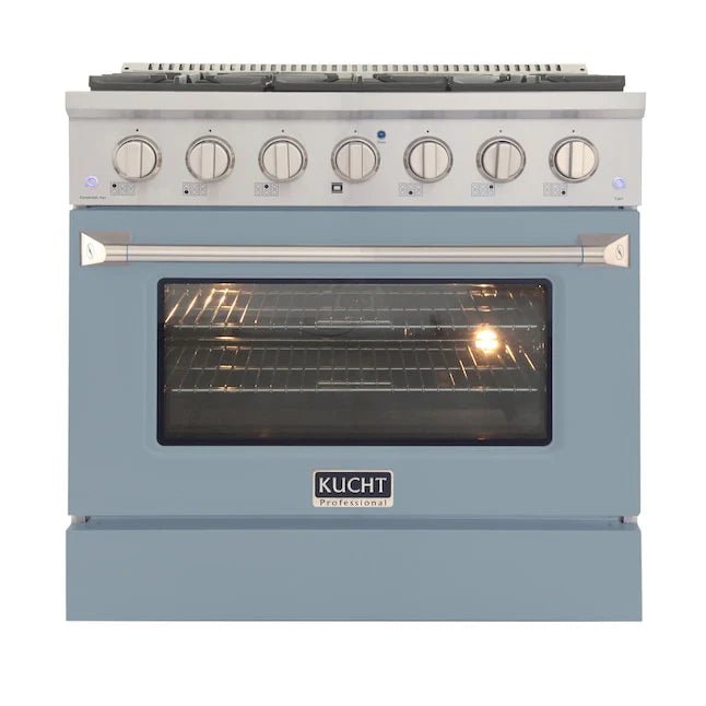 36 5.2 cu ft. Propane Gas Range Light Blue H111588