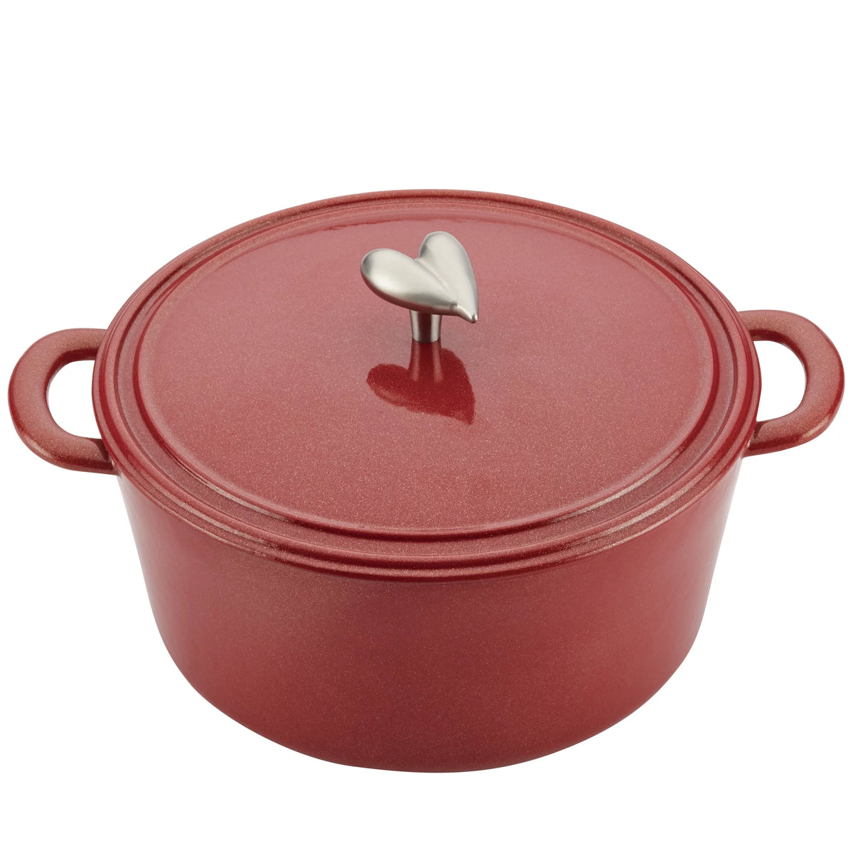 Cast Iron Enamel Covered Dutch Oven 6-Quart Sienna Red P1827