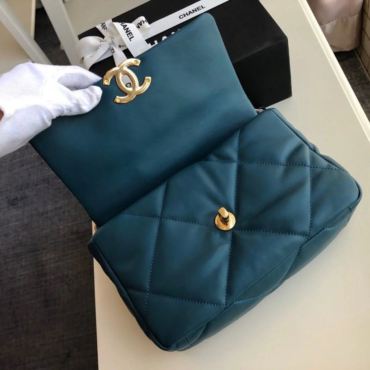 Teal Shoulder and Crossbody Bag Y980523