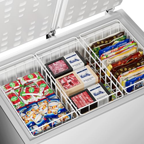 Pearl White Freezer Wire Baskets V538