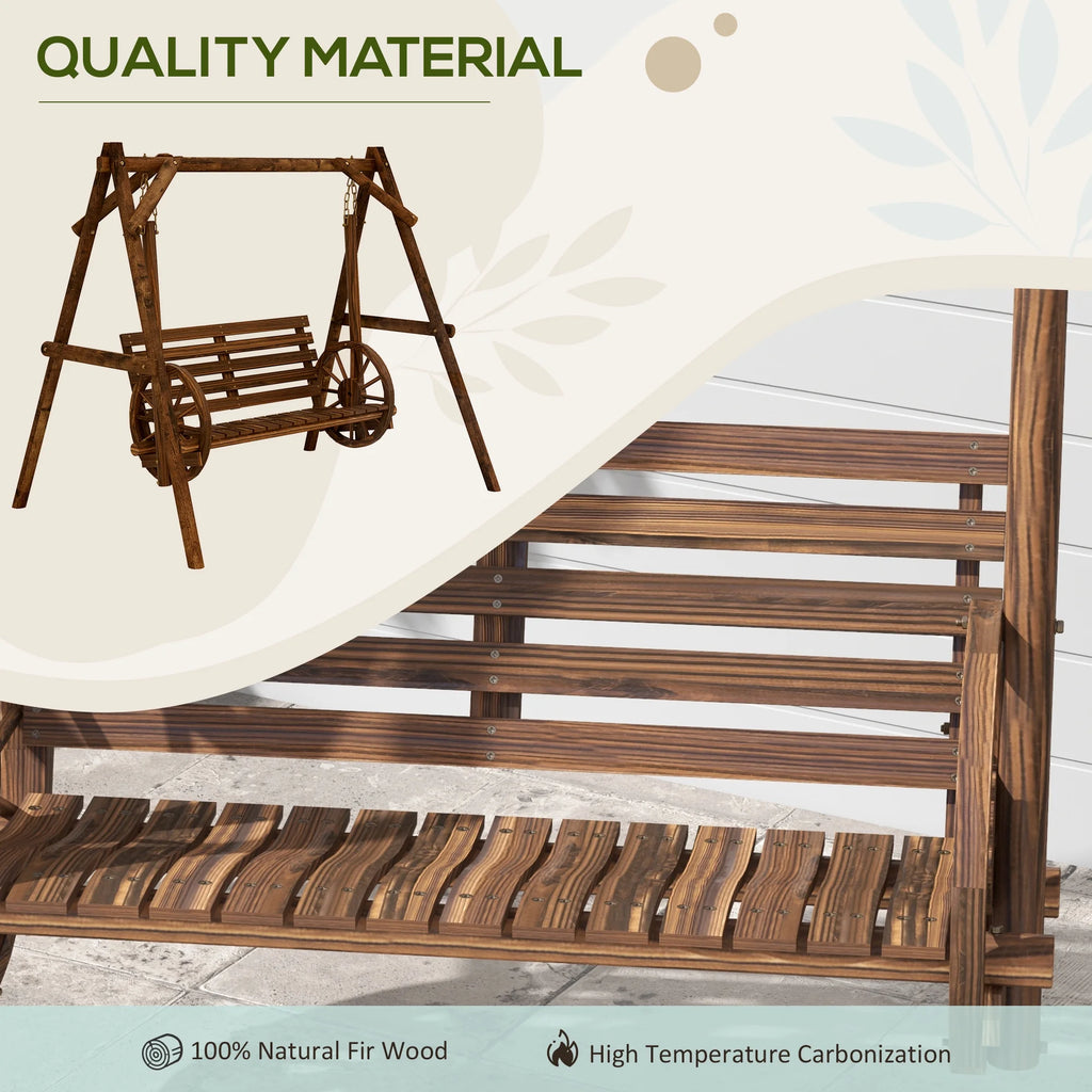 2 Seat Porch Swing with Stand B2881