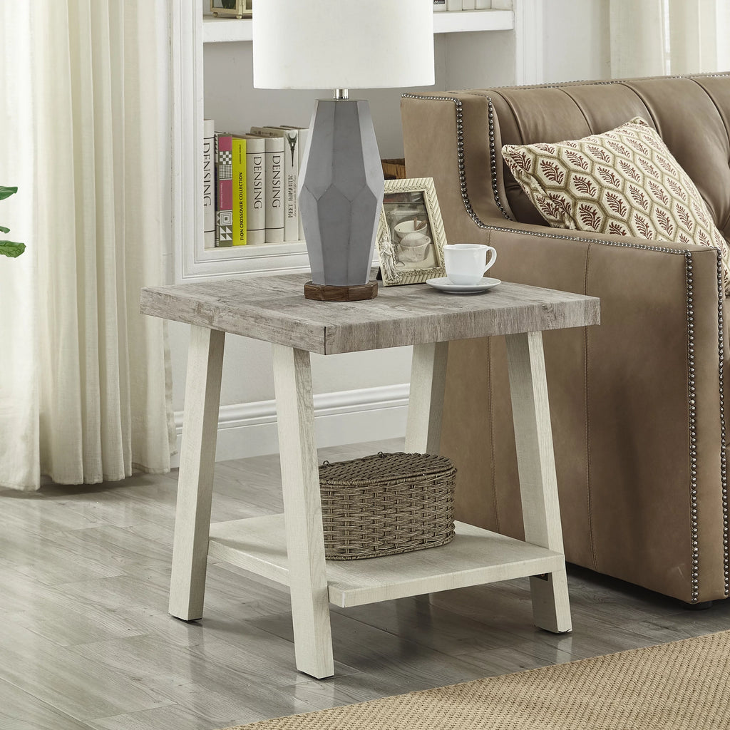 Contemporary Wood End Table T5635
