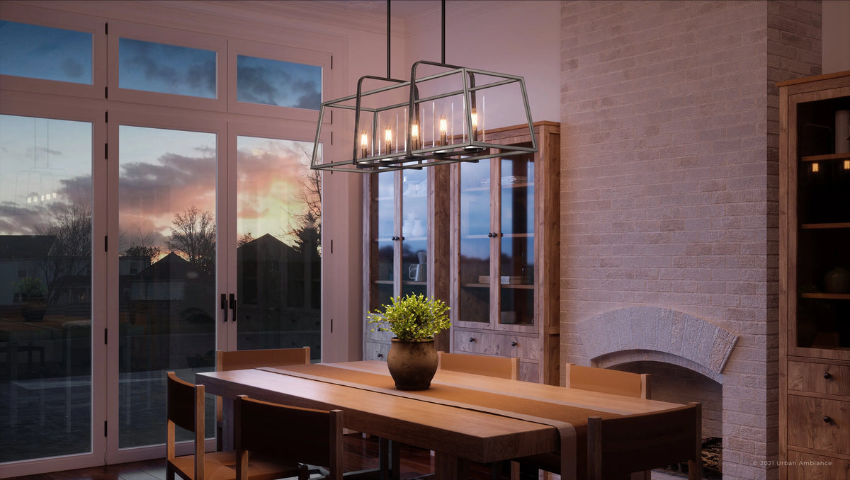 Indoor Chandelier with Clear Glass C88758