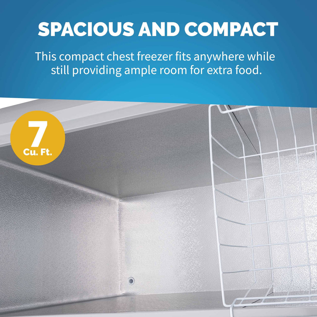 6.7 Cu. Ft. Compact Chest Freezer L1169