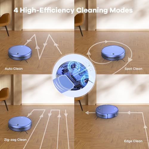 Robot Vacuum and Mop Combo, 2 in 1 Self-Charging Robotic Vacuum W683
