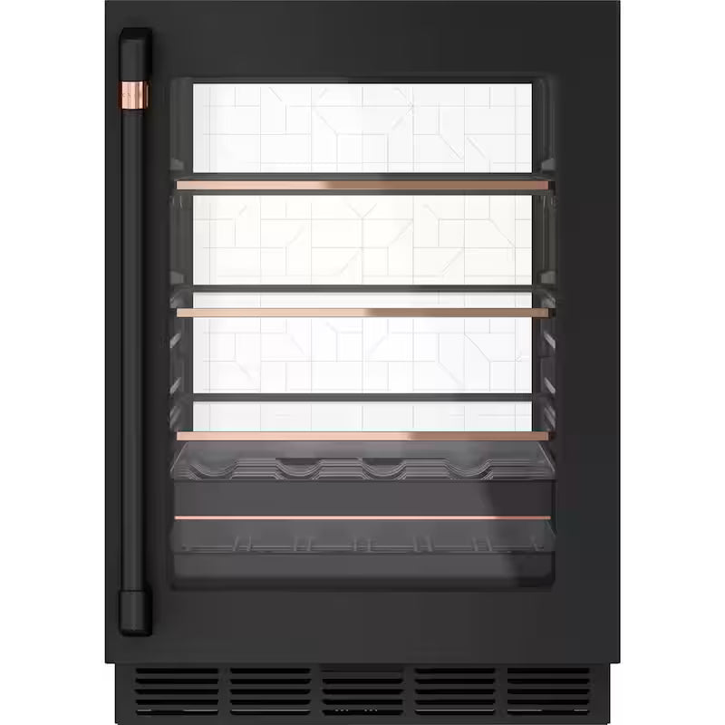 Flat Black Wine and Beverage Center Handle Kit I6655