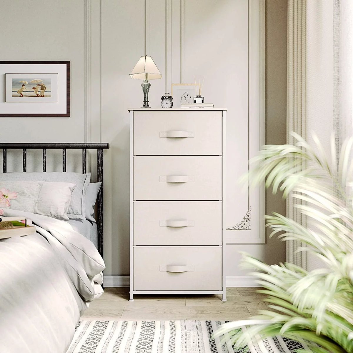 Fabric 4 Drawer Dresser O43303