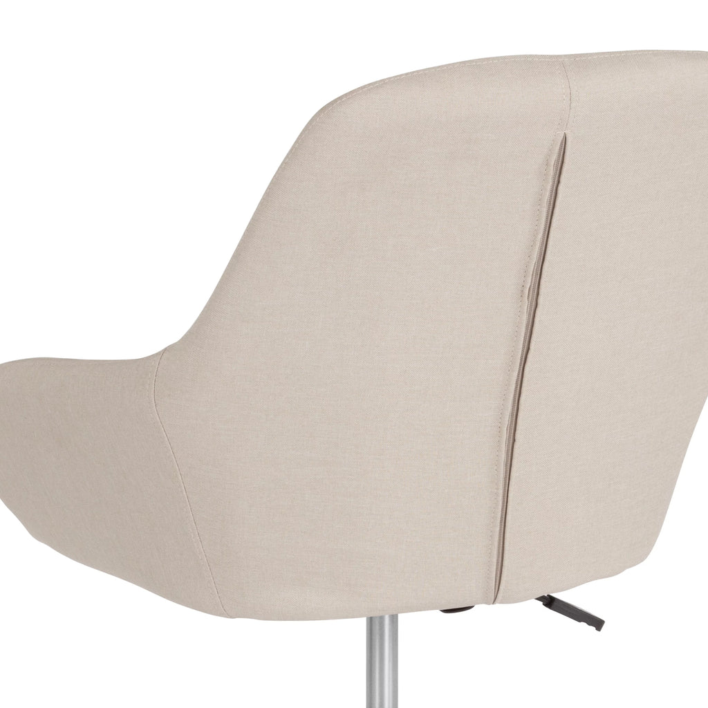 Beige Fabric Mid-Back Chair G639